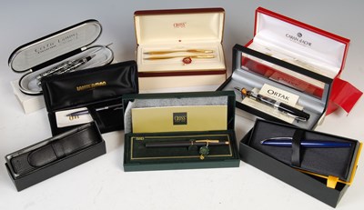 Lot 355A - A collection of assorted pens to include a...