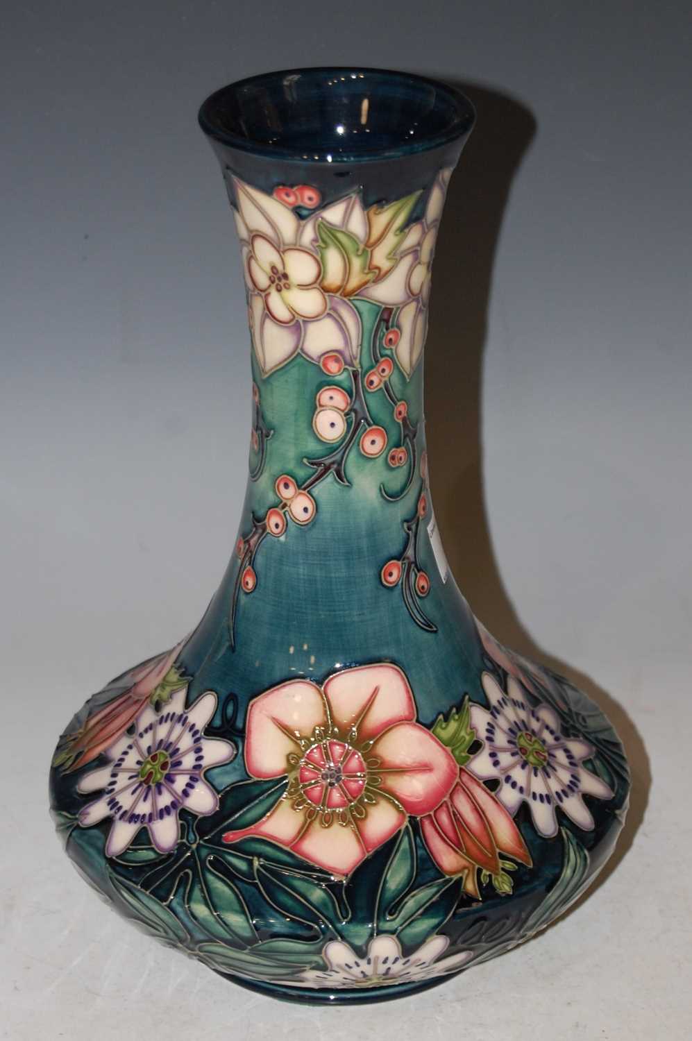 Lot 205 - A Moorcroft pottery vase decorated by Rachel...