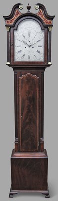 Lot 2 - A George III mahogany longcase clock, James...