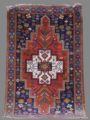 Lot 131 - A Persian rug, 20th century, the rectangular...