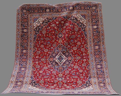 Lot 151 - A Persian carpet, 20th century, the...