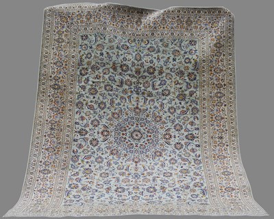 Lot 152 - A Persian carpet, 20th century, the pale blue...