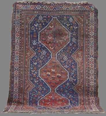 Lot 134 - A Persian rug, late 19th/early 20th...