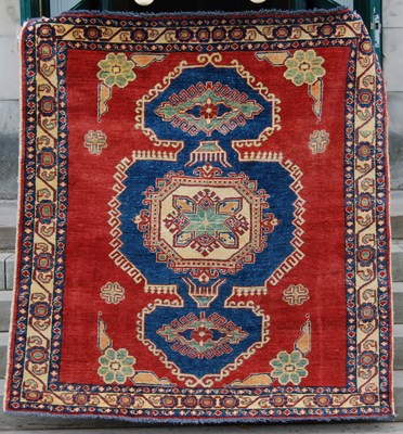 Lot 130 - A Persian rug, 20th century, the rectangular...