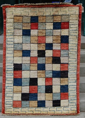 Lot 124 - A contemporary Persian rug, the rectangular...