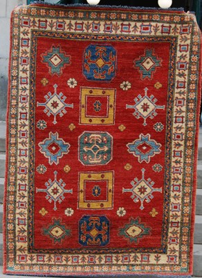 Lot 125 - A Persian rug, 20th century, the rectangular...