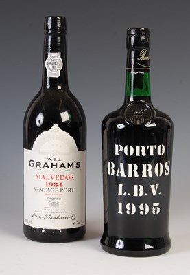 Lot 208 - Two bottles of vintage port, comprising; W&J...