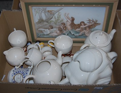 Lot 475 - Box - novelty Carltonware tea wares, a teapot...