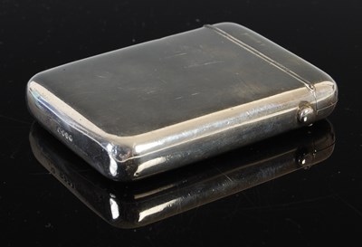 Lot 319 - An unusual Victorian silver cigarette case,...