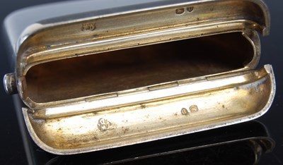 Lot 319 - An unusual Victorian silver cigarette case,...