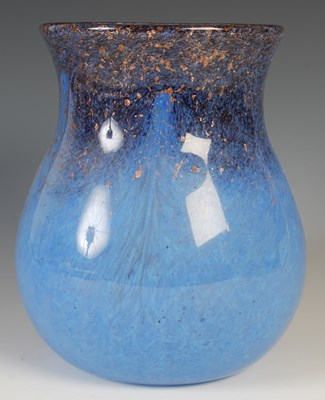 Lot 467 - A Monart vase, shape SA, mottled dark and...