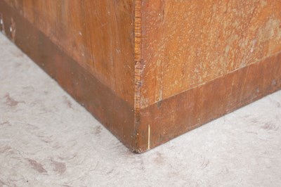 Lot 83 - An early 20th century Art Deco walnut settle,...