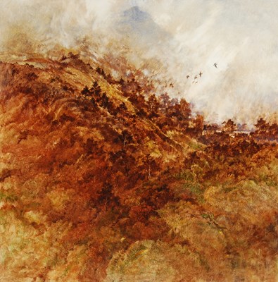 Lot 298 - Alan B. Hayman (b.1947) The Pursuit oil on...