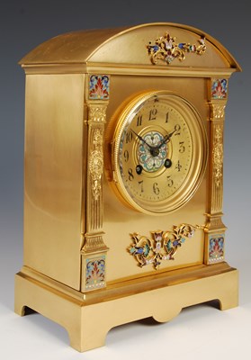 Lot 198 - A late 19th century gilt metal and champleve...