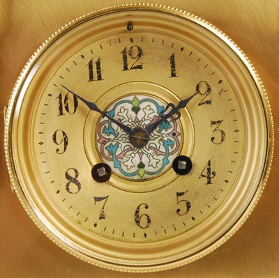 Lot 198 - A late 19th century gilt metal and champleve...