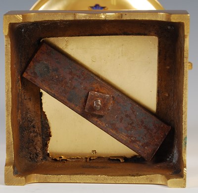 Lot 198 - A late 19th century gilt metal and champleve...