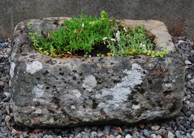 Lot 115 - An antique stone garden planter, of...