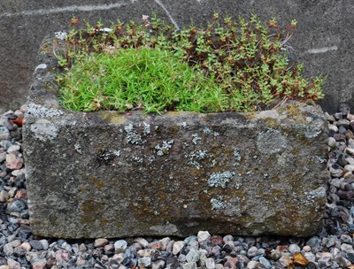 Lot 116 - An antique stone garden planter, of...