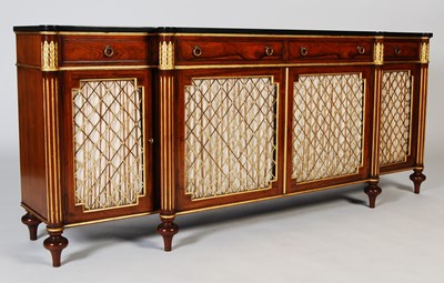 Lot 35 - Arthur Brett & Sons, a reproduction Regency...