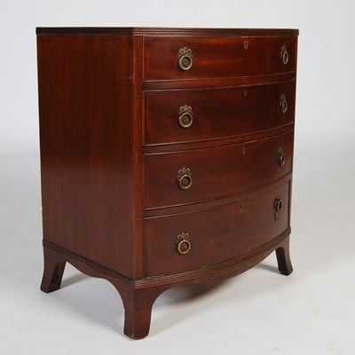 Lot 48 - A reproduction George III style mahogany...