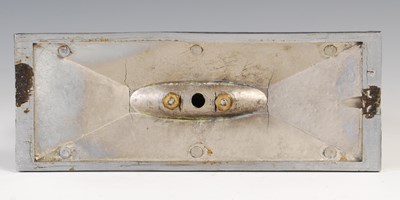 Lot 473 - Lamp de Cheminée Poissons, Lalique, a clear...