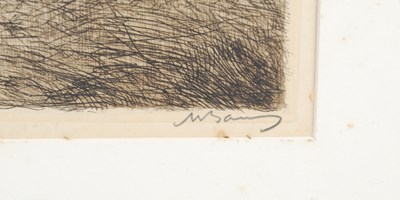 Lot 218 - Marius Bauer (1867-1932) 
Goatherds 
etching,...