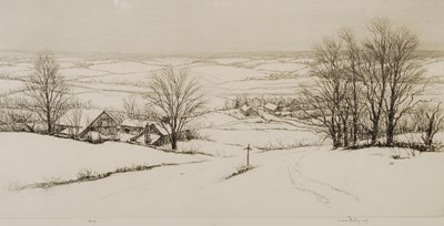 Lot 220 - Kerr Eby (American, 1889-1946) New England,...