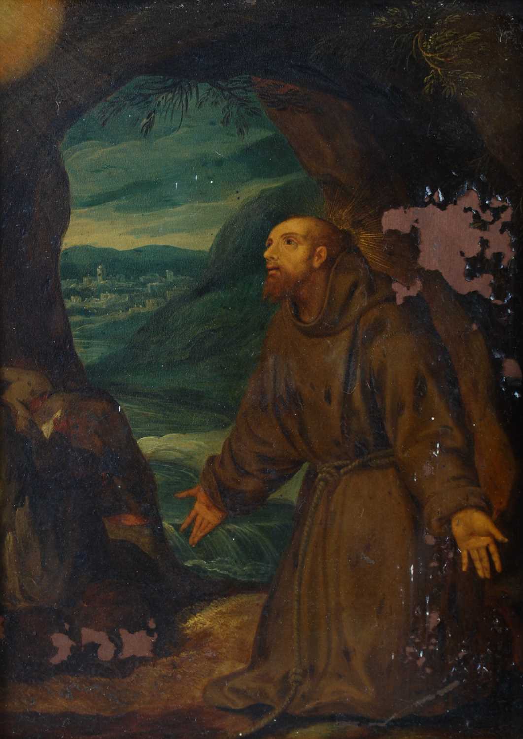 Lot 266 - 17th/ 18th century Spanish School Portrait of...