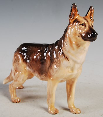 Lot 8 - A Royal Doulton figure of an Alsatian, HN1116,...