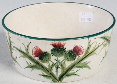 Lot 28 - A Wemyss Pottery bowl decorated with thistles,...