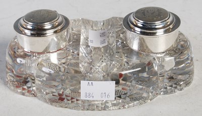 Lot 98 - Walker & Hall, a late Victorian silver mounted...