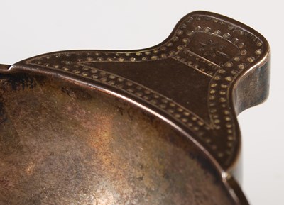 Lot 134 - An Edinburgh silver quaich, maker's mark...