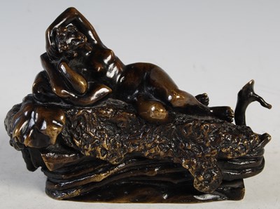 Lot 165 - A late 19th/early 20th century bronze figure...