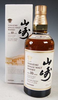 Lot 166 - A boxed bottle of Yamazaki single malt whisky...