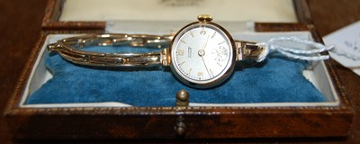 Lot 209D - A vintage ladies 9ct gold cased Tissot...