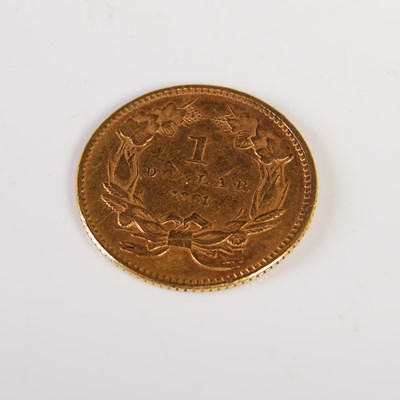 Lot 314 - A United States of America gold one dollar...