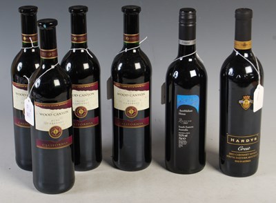 Lot 336 - Six bottles of assorted wine to include four...