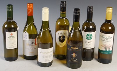 Lot 338 - Seven bottles of assorted white wine.