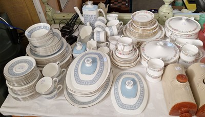 Lot 426 - A Royal Doulton counterpoint part dinner set...