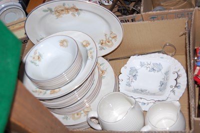 Lot 508 - Two boxes - assorted ceramics and household...