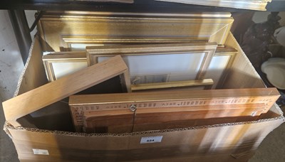 Lot 554 - A box of assorted decorative pictures and prints.