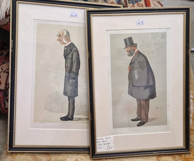 Lot 571 - A box of twelve Vanity Fair Spy prints.