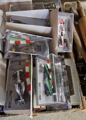 Lot 594 - A box of assorted Days Gone toy cars, model...