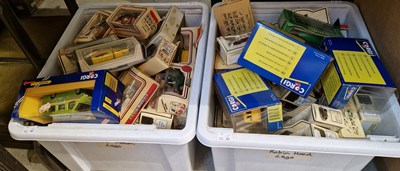 Lot 630 - Two boxes containing a large collection of...