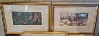 Lot 708 - G A Hunter, a collection of six oil paintings...