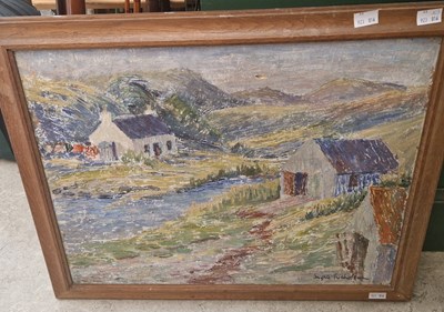 Lot 786 - Myra Nicholson 
Knock Sky 
Oil on board...