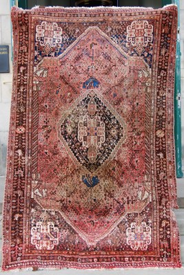 Lot 928 - A Persian rug, 20th century, the rectangular...