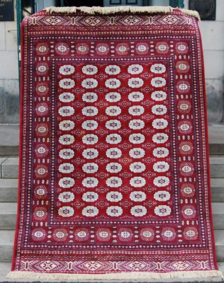 Lot 954 - A Persian rug, 20th century, the rectangular...