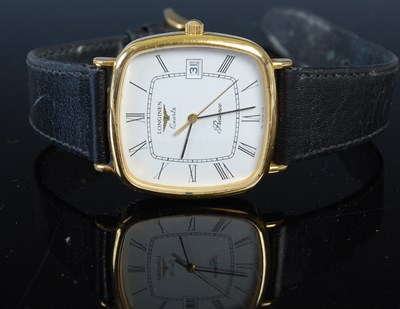 Lot 84B - A gentleman's Longines quartz Presence...