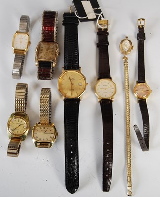 Lot 84H - A collection of eight assorted wristwatches by...